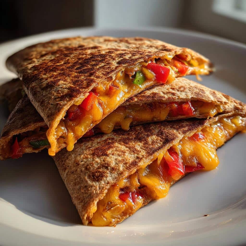 healthy Cheesy Quesadilla Recipe - detail 1