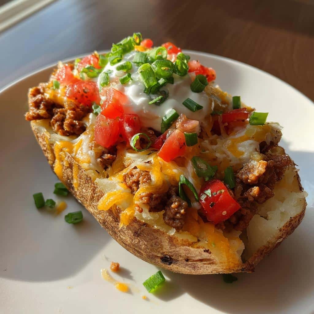 healthy Cheesy Taco Potatoes - detail 1