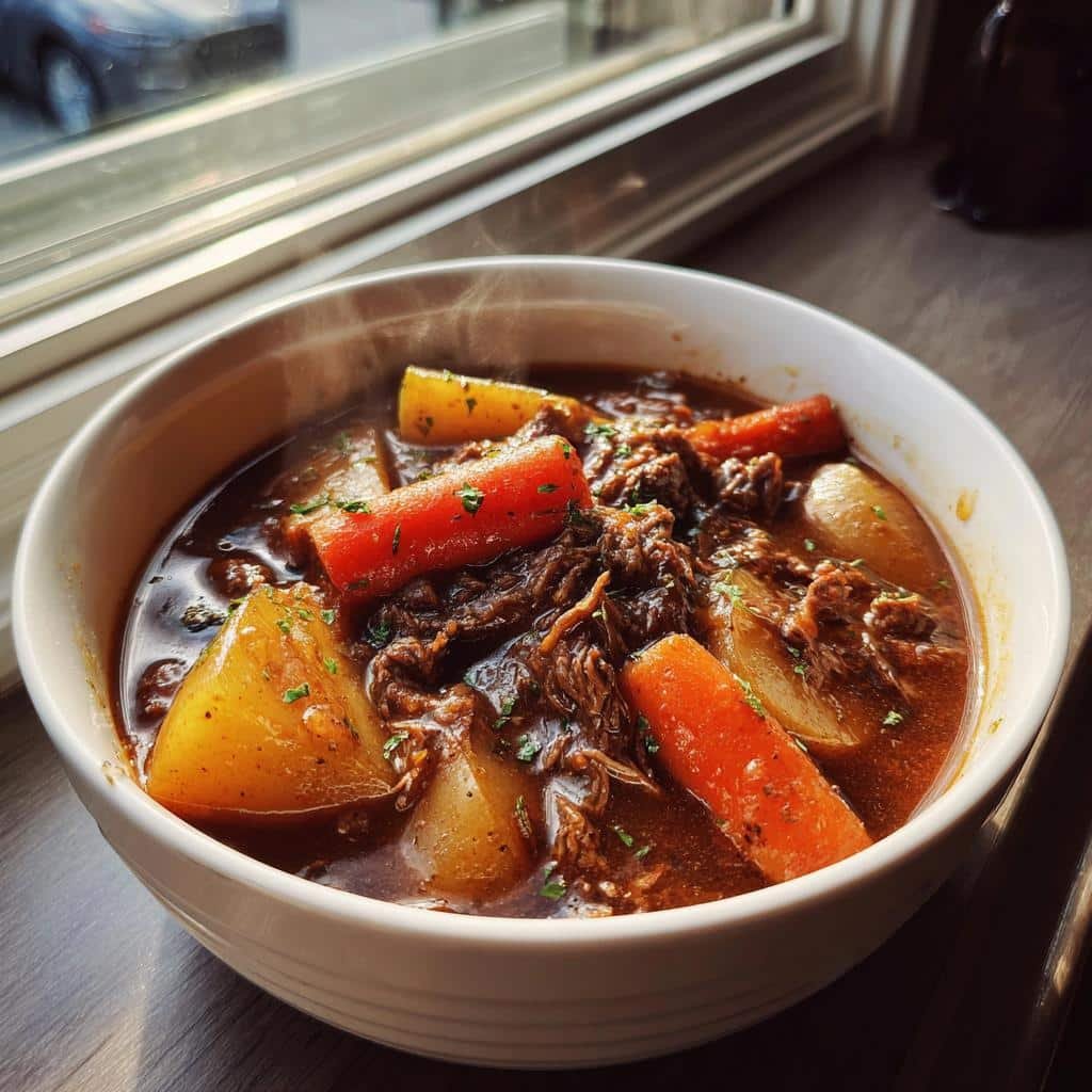 healthy Crock Pot Poor Man's Stew - detail 1