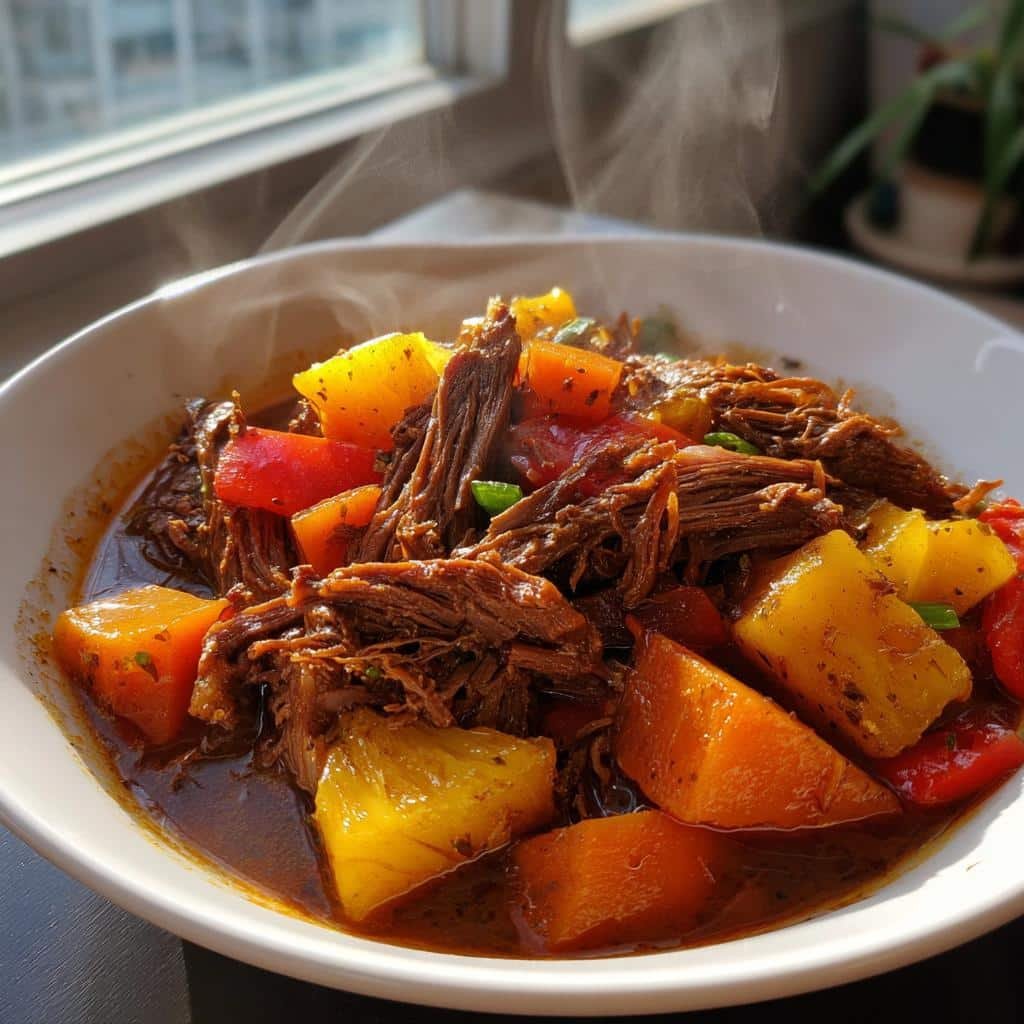 healthy Crockpot Caribbean Pot Roast - detail 1