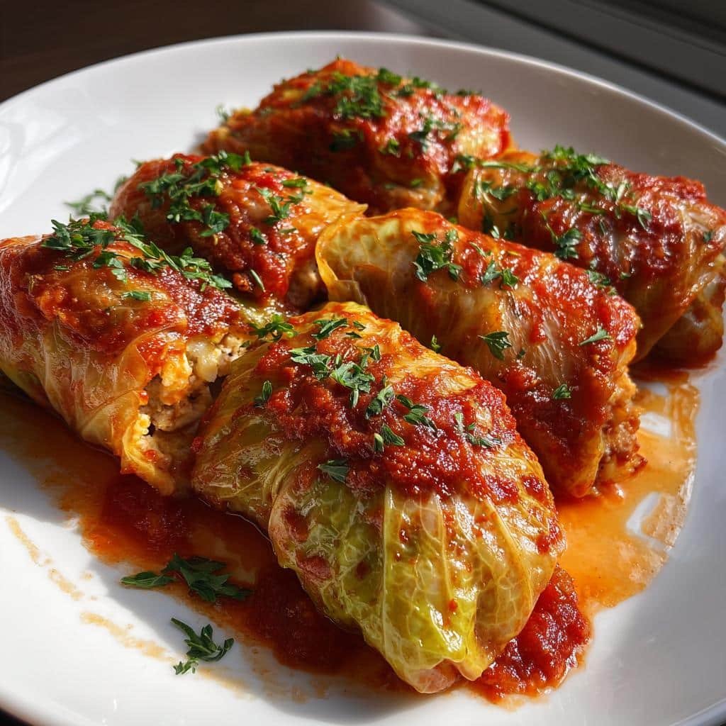 5-Star Healthy Crockpot Stuffed Cabbage Rolls You’ll Crave 4 healthy Crockpot Stuffed Cabbage Rolls - detail 1