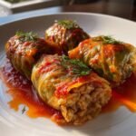 healthy Crockpot Stuffed Cabbage Rolls