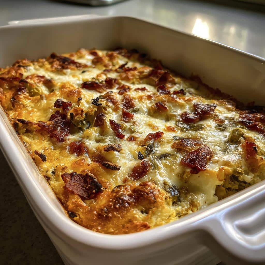 healthy Keto Jalapeño Popper Casserole