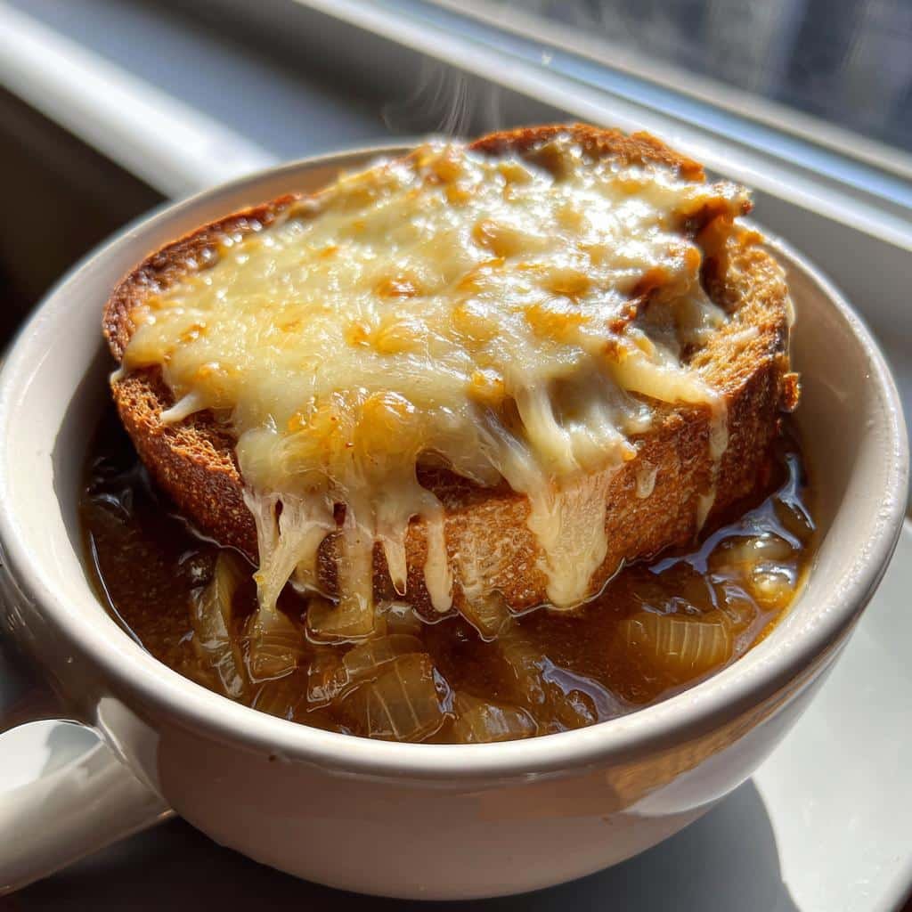 healthy  Slow Cooker French Onion Soup - detail 1