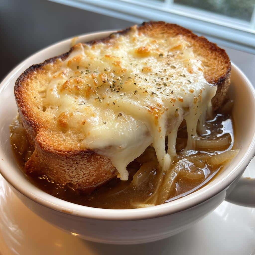 healthy Slow Cooker French Onion Soup