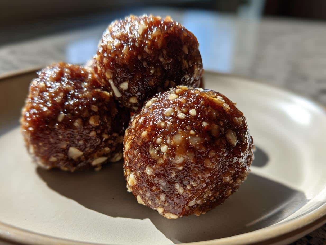 5-Minute Healthy Snickers Balls: Guilt-Free Bliss You'll Crave 4 healthy Snickers-Inspired Balls - detail 1
