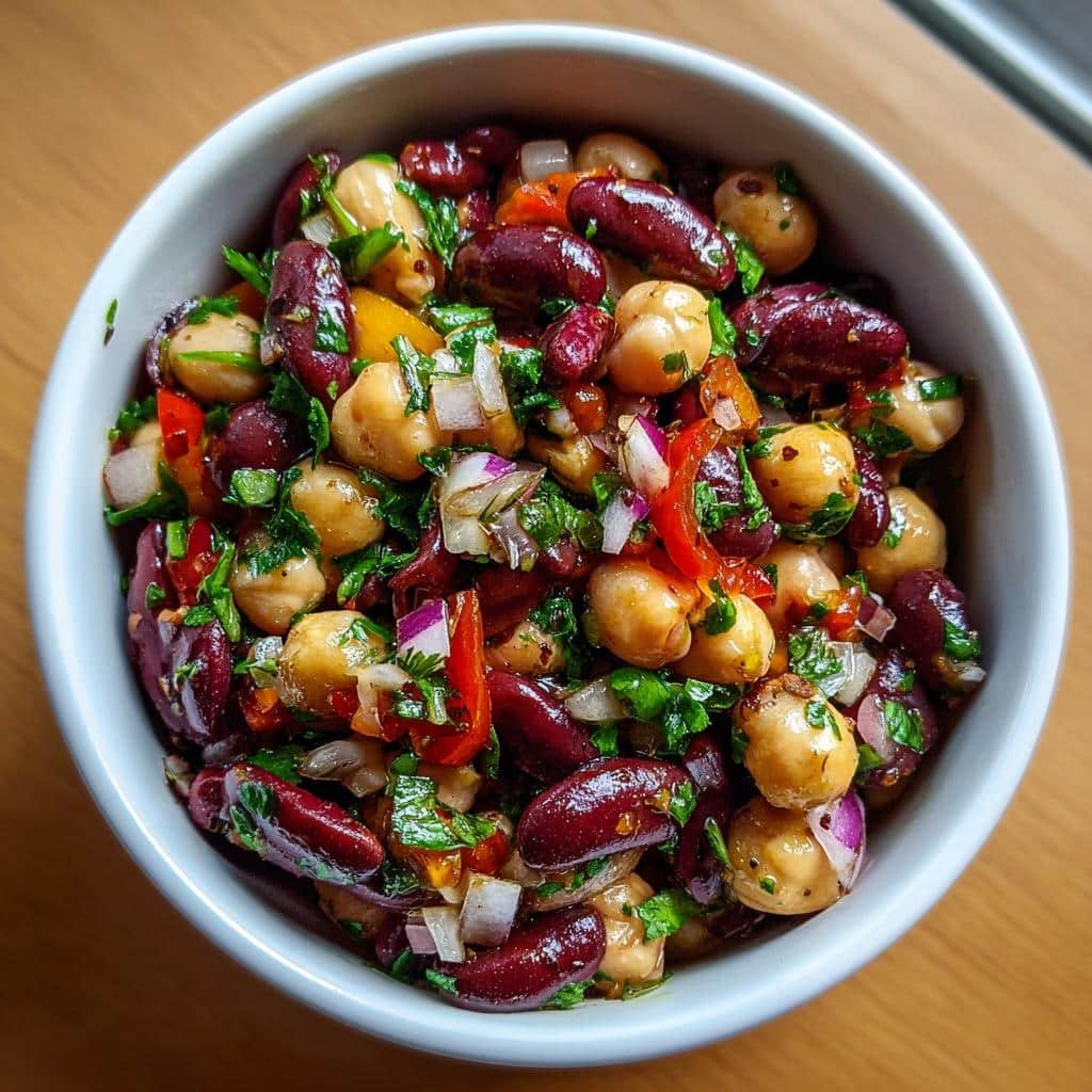 healthy Three Bean Salad - detail 1