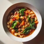 healthy crockpot Minestrone Soup