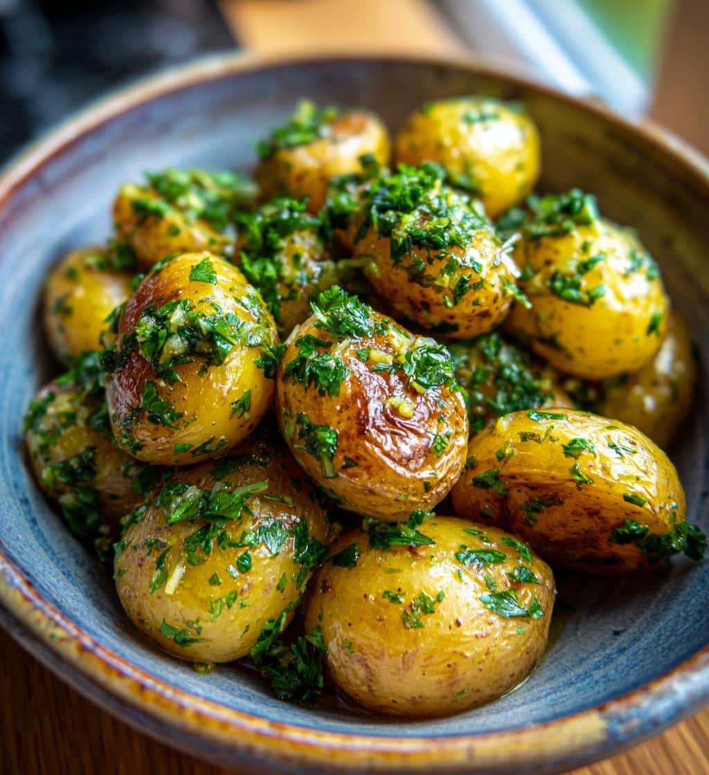 5-Ingredient Garlic Parsley Potatoes