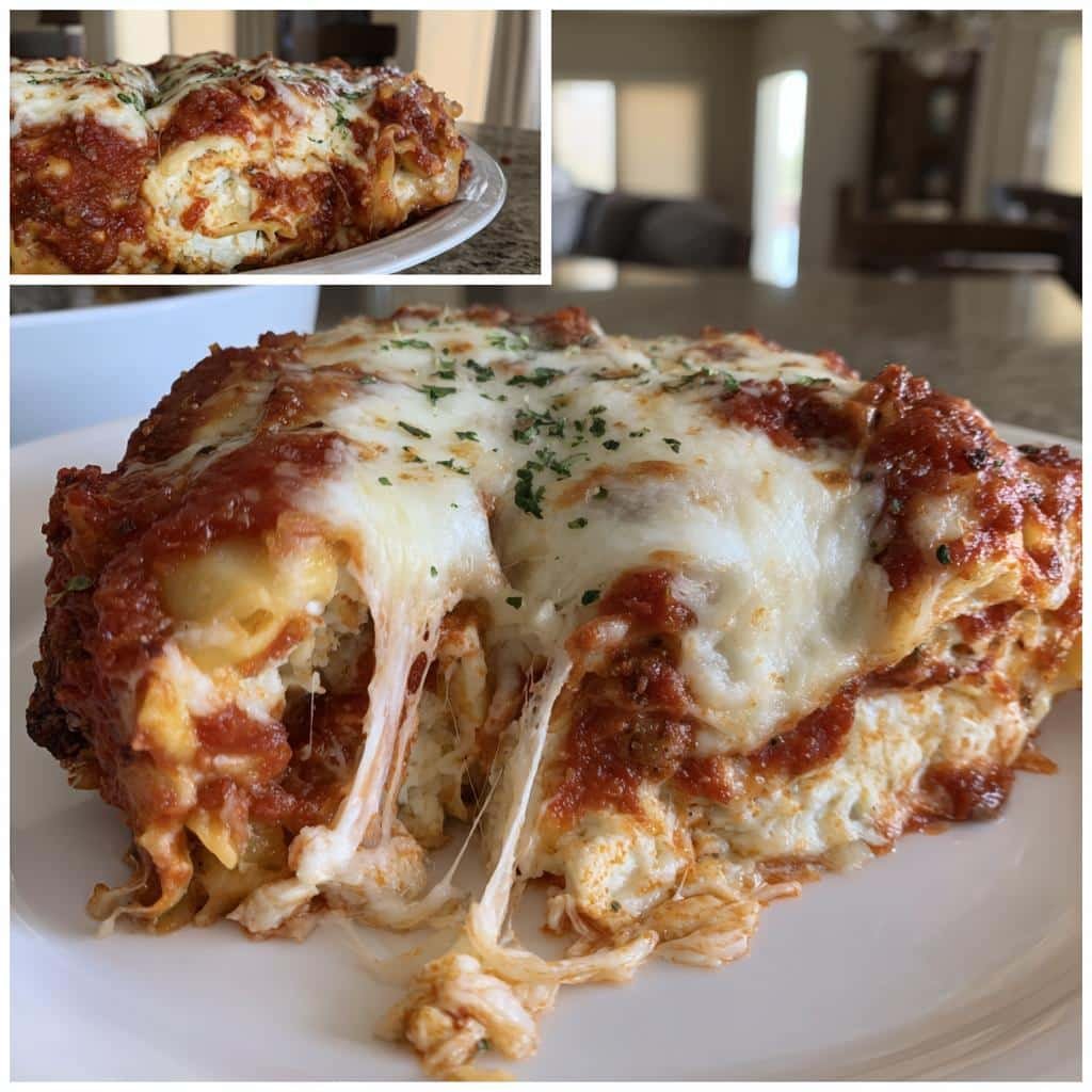 6-Minute Crockpot Ravioli Lasagna: Cheesy Perfection Fast 4 6 minute Crockpot Ravioli Lasagna - detail 1