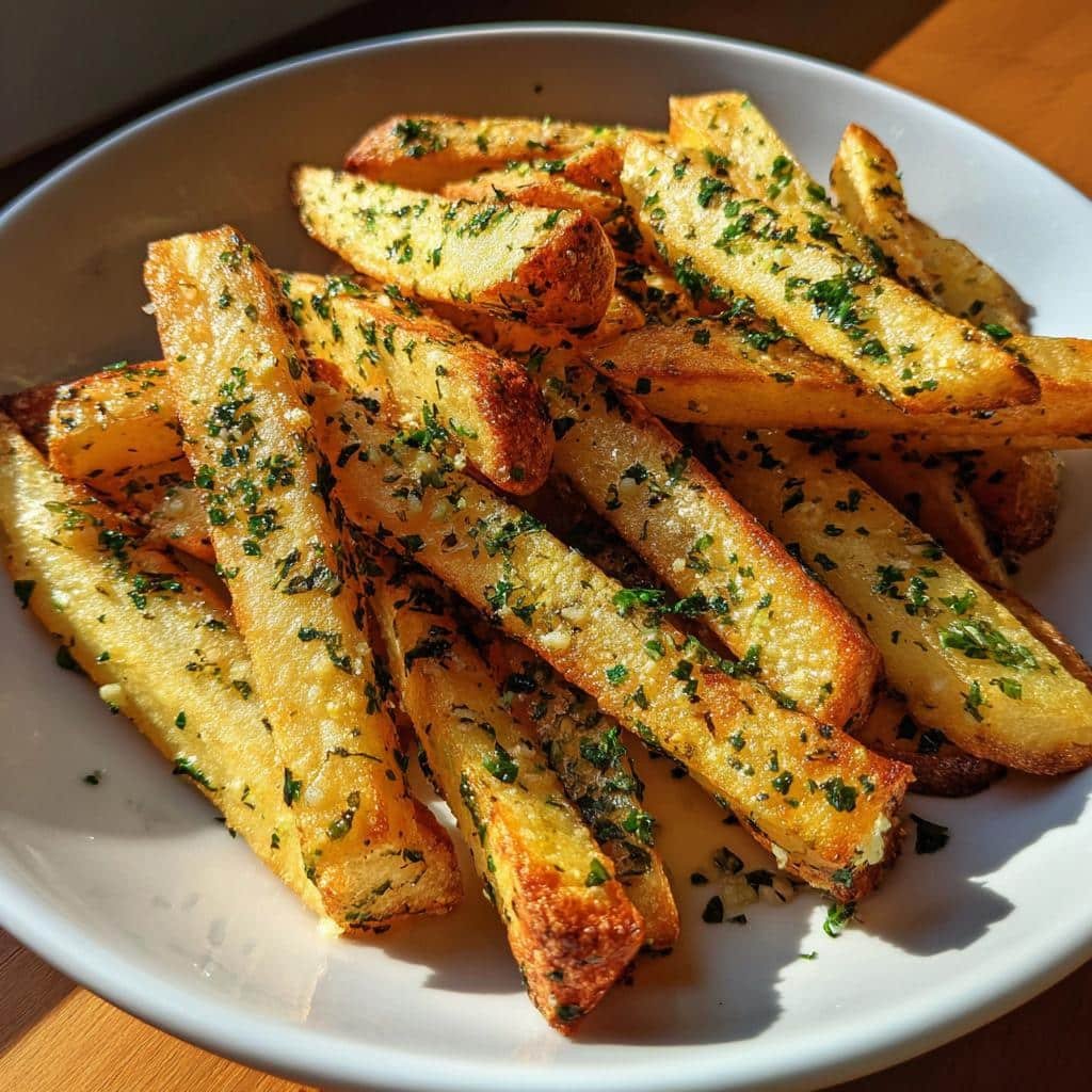 Air Fryer Garlic Parsley Fries - detail 1