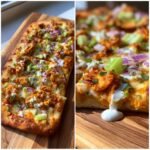Buffalo Chicken Flatbread Pizza
