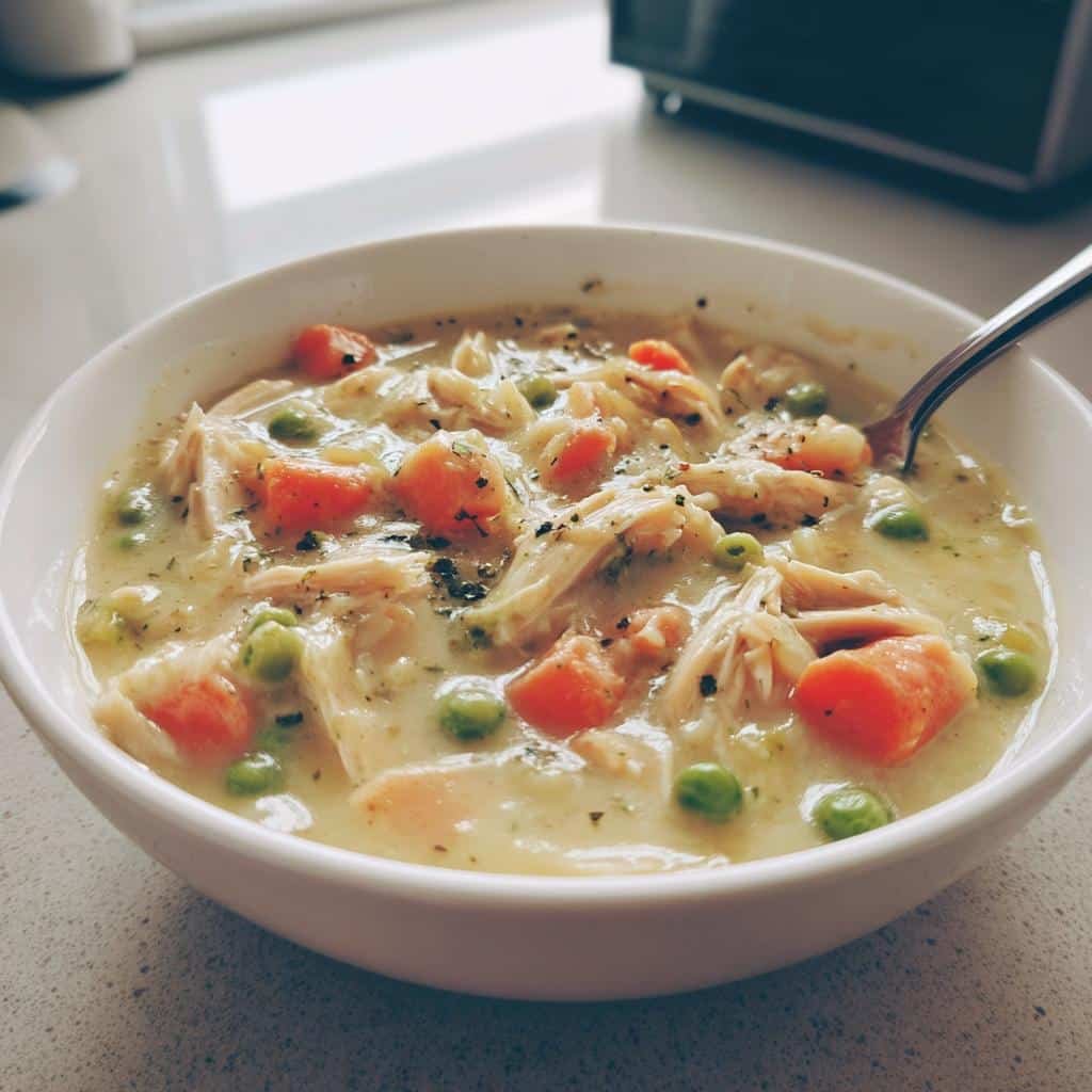CHICKEN POT PIE SOUP - detail 1