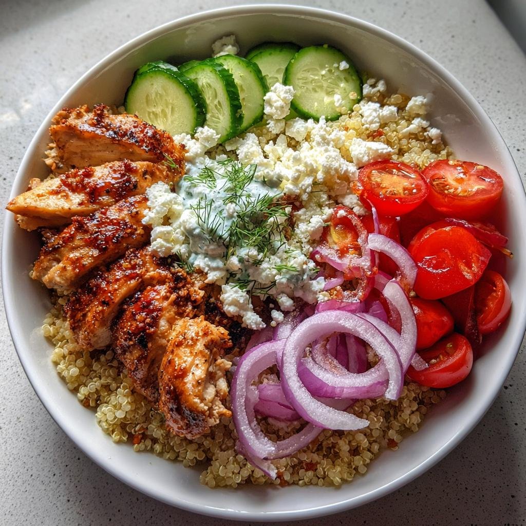 CHealthy rockpot Greek-Inspired Lemon Chicken Bowls - detail 1