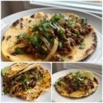 Caramelized Onion Beef Tacos