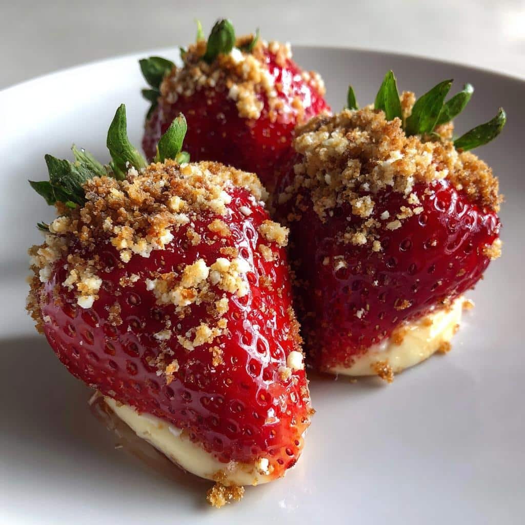 15-Minute Cheesecake Deviled Strawberries - Irresistible Delight! 4 Cheesecake Deviled Strawberries - detail 1