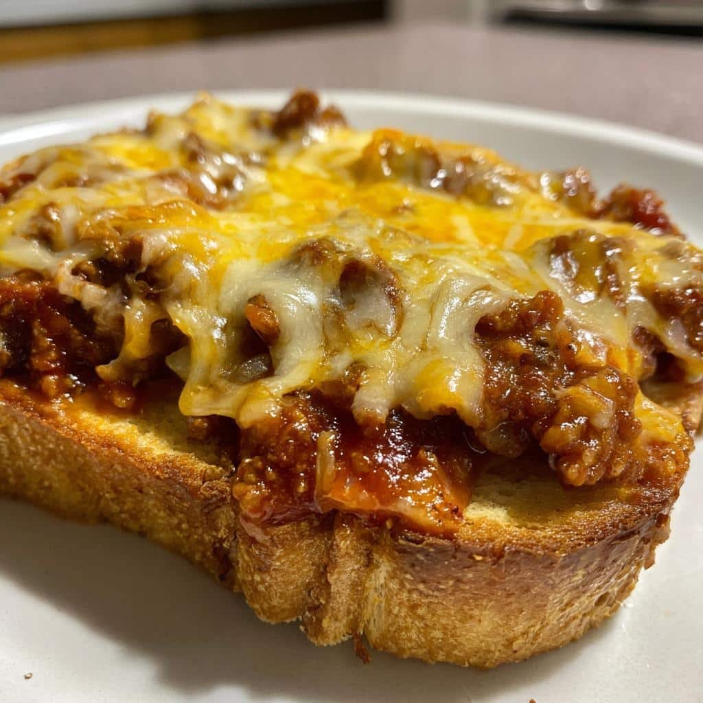 30-Minute Cheesy Sloppy Joe Toast - Irresistible Comfort Food 4 Cheesy Sloppy Joe Toast - detail 1