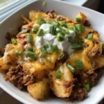 Cheesy Taco Potatoes