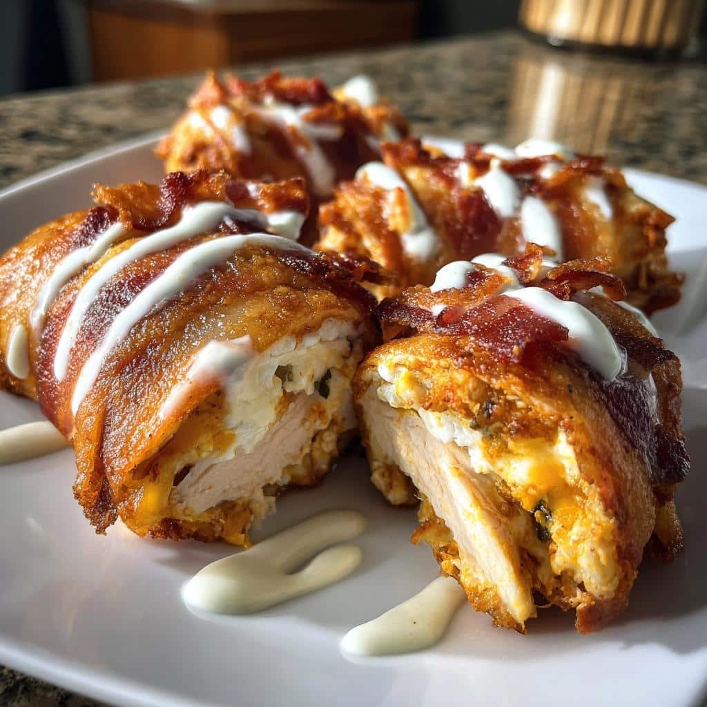 Chicken Bacon Ranch Roll-Ups