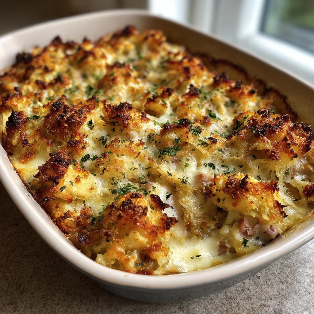 Chicken Cordon Bleu Casserole