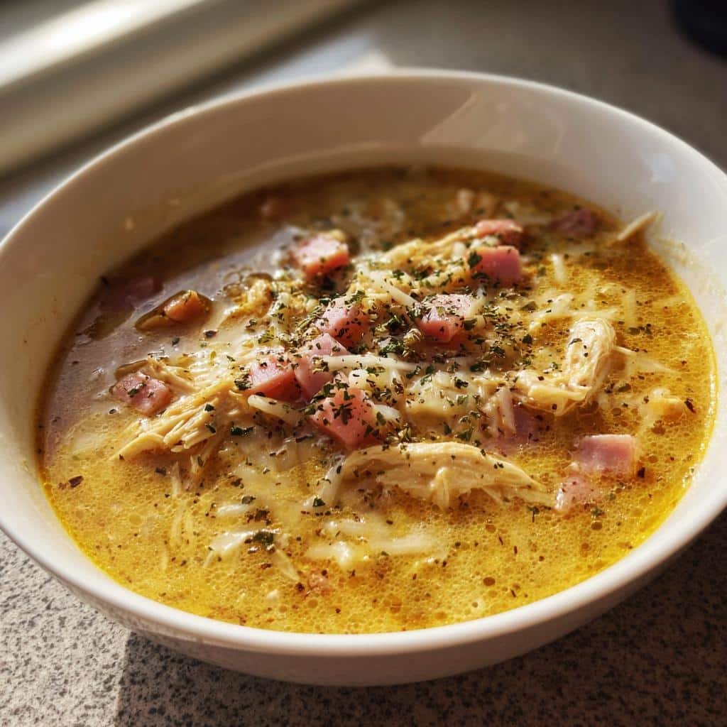 Creamy Chicken Cordon Bleu Soup in 30 Minutes 4 Chicken Cordon Bleu Soup - detail 1