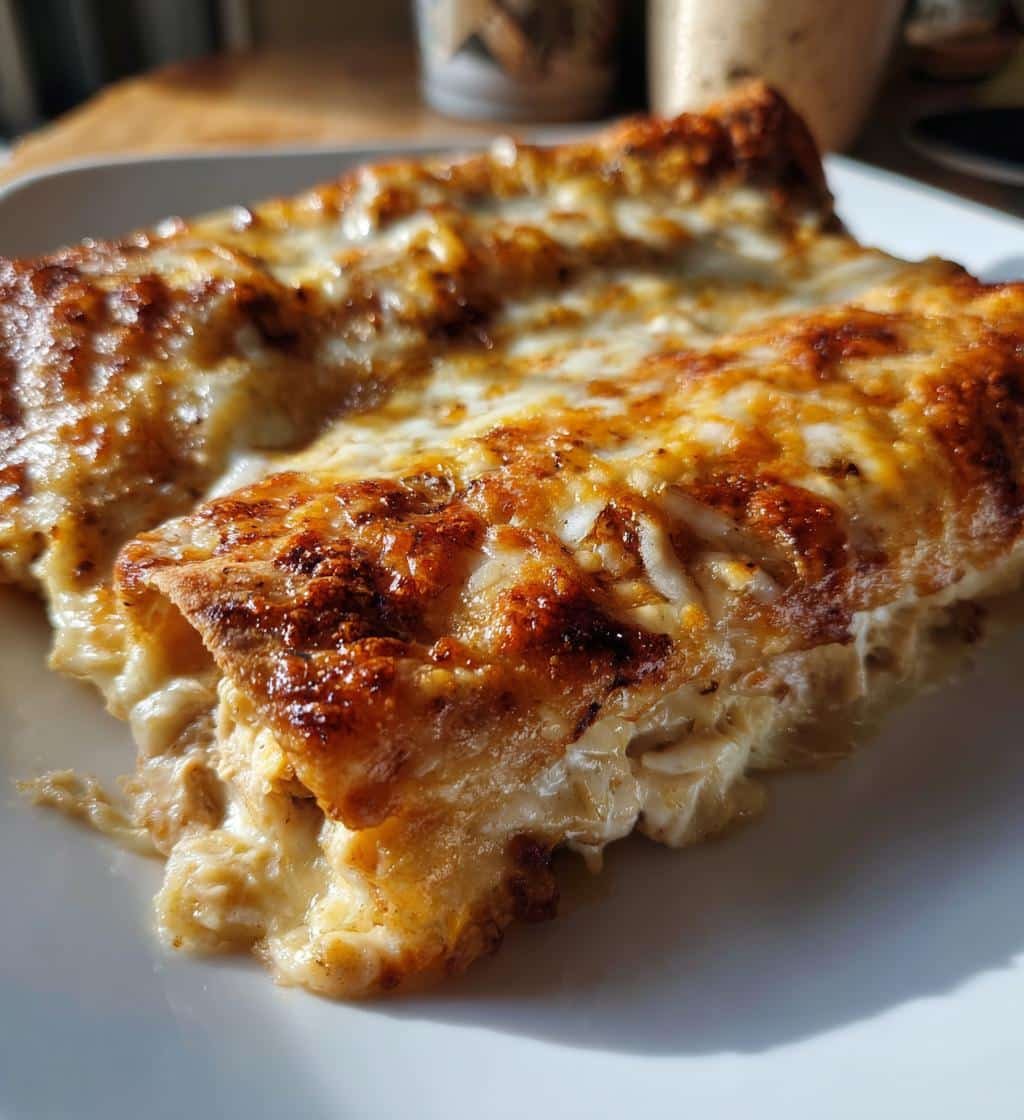 Chicken Enchiladas with Sour Cream White Sauce - detail 1