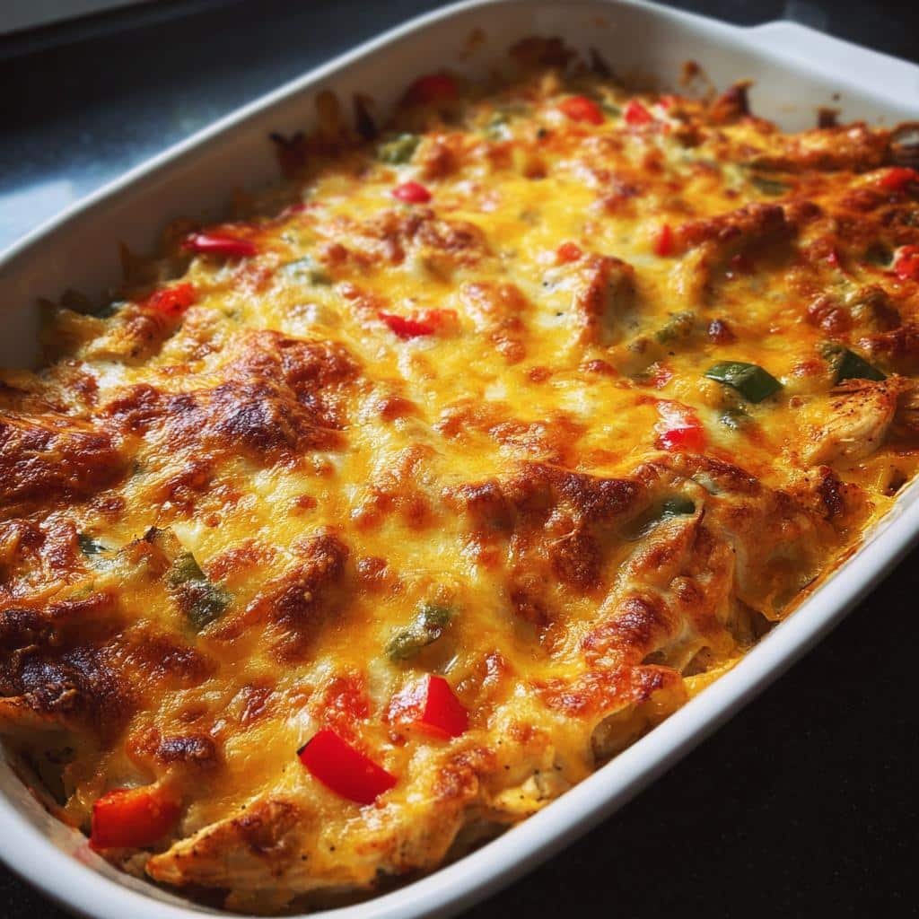 Irresistible Chicken Fajita Casserole Recipe in Just 20 Minutes 4 Chicken Fajita Casserole Recipe - detail 1
