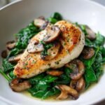 Chicken, Spinach, and Mushroom Low-Carb Oven Dish