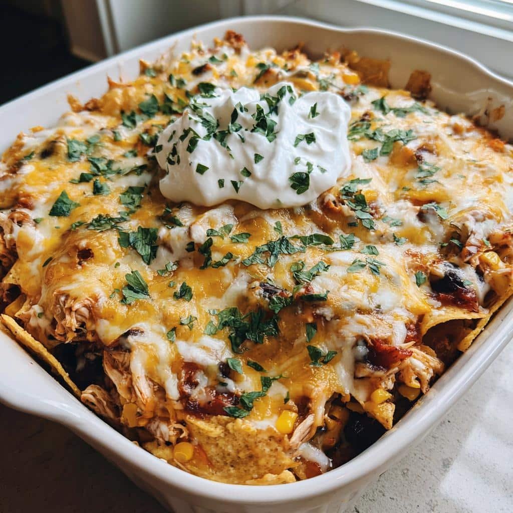 Irresistible Chicken Taco Casserole in Just 30 Minutes 4 Chicken Taco Casserole - detail 1