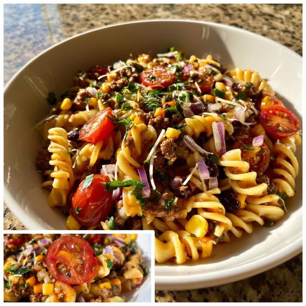 Cowboy Pasta Salad - detail 1