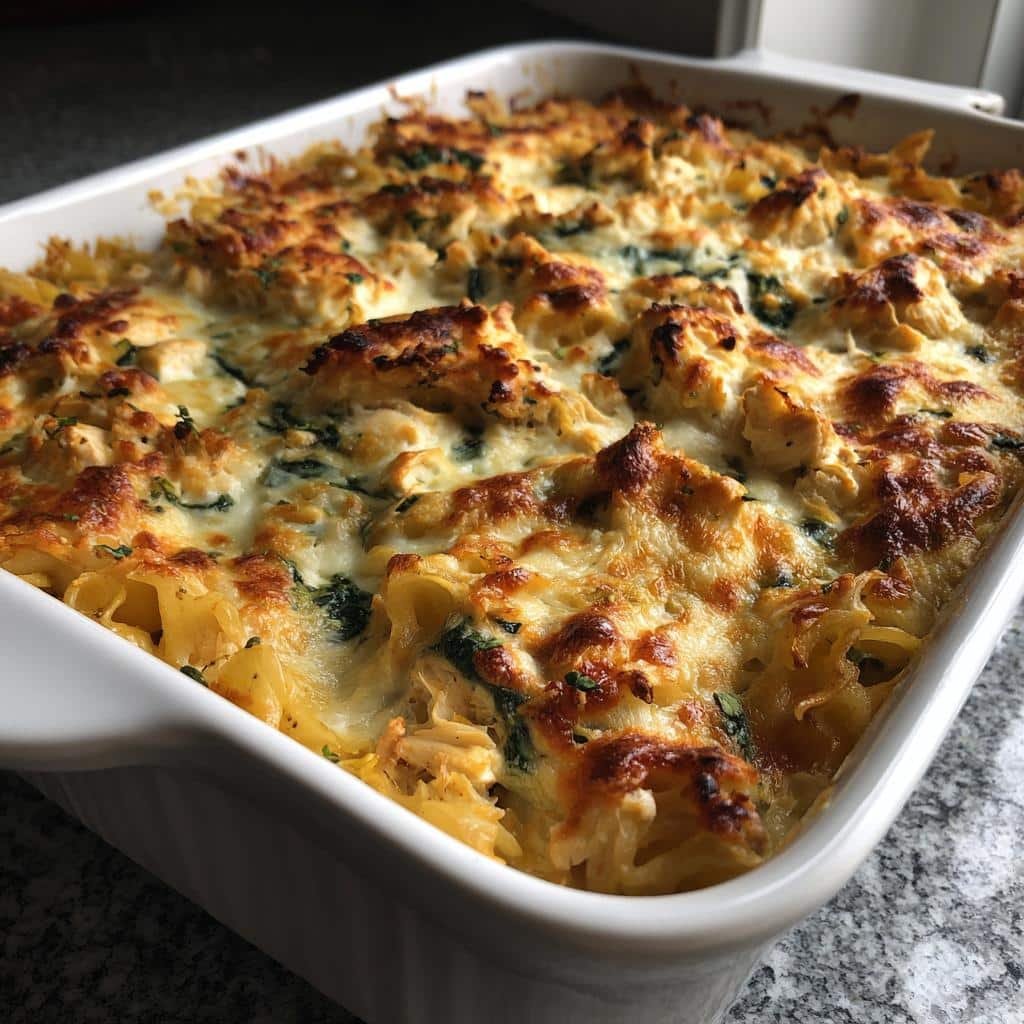 Creamy Chicken and Spinach Casserole: 5-Star Comfort in 30 Minutes 4 Creamy Chicken and Spinach Casserole - detail 1
