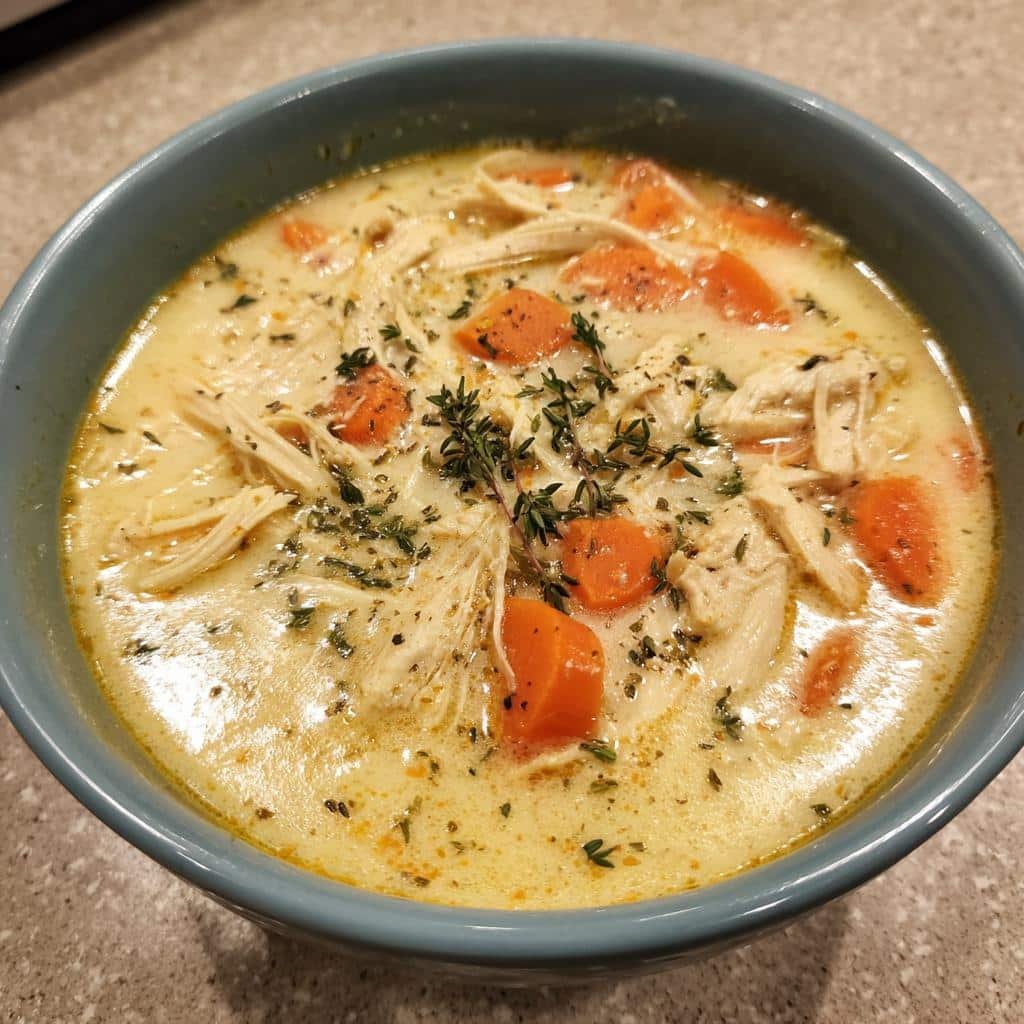 Creamy chiken soup - detail 1