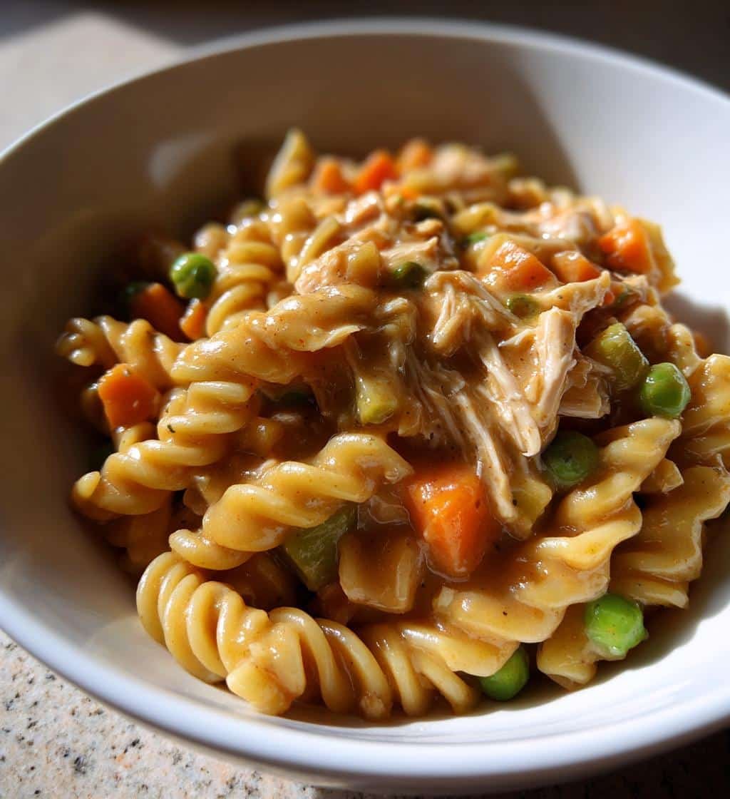 Crockpot Chicken Pot Pie Pasta - detail 1