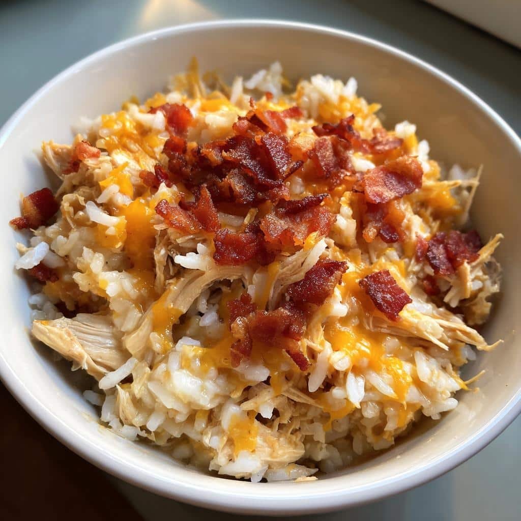 Crockpot Crack Chicken and Rice - detail 1