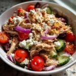 Crockpot Greek-Inspired Lemon Chicken Bowls