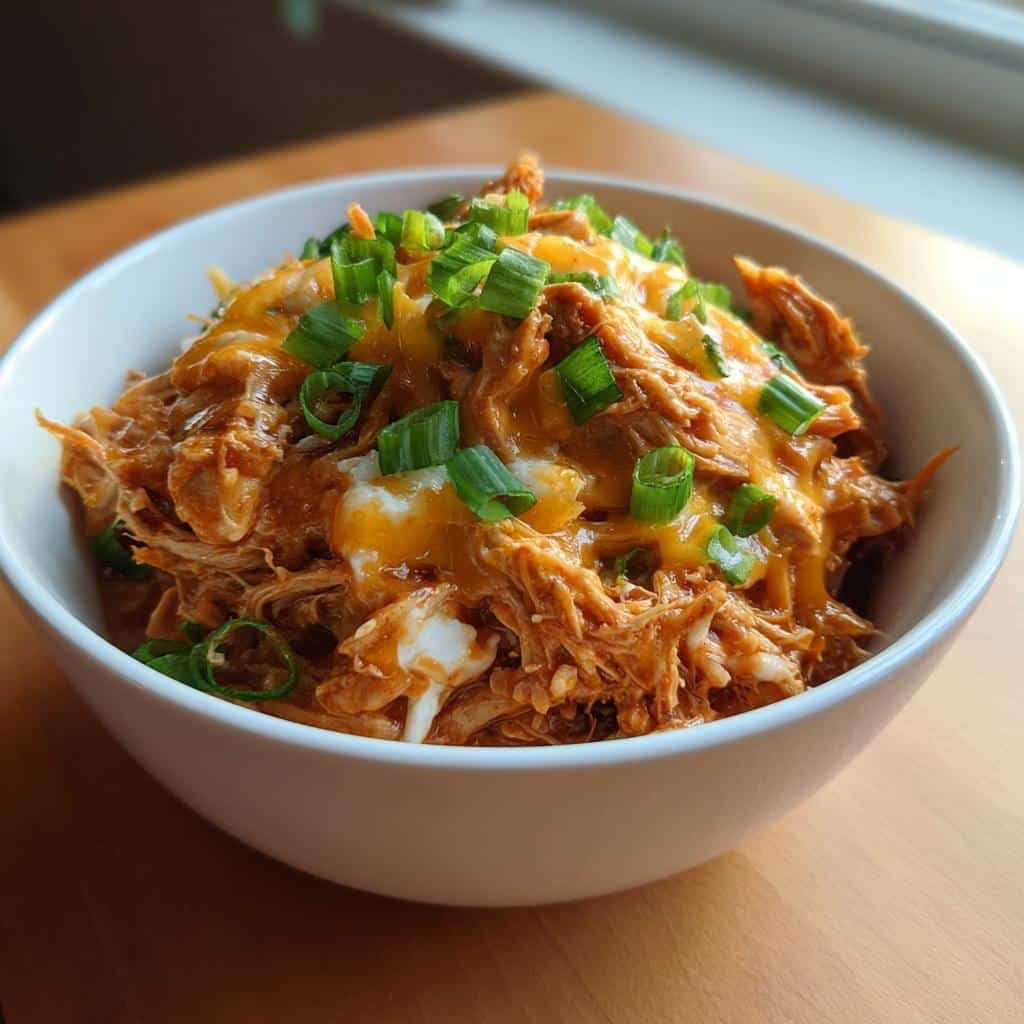 Crockpot Keto Buffalo Chicken Chili - detail 1