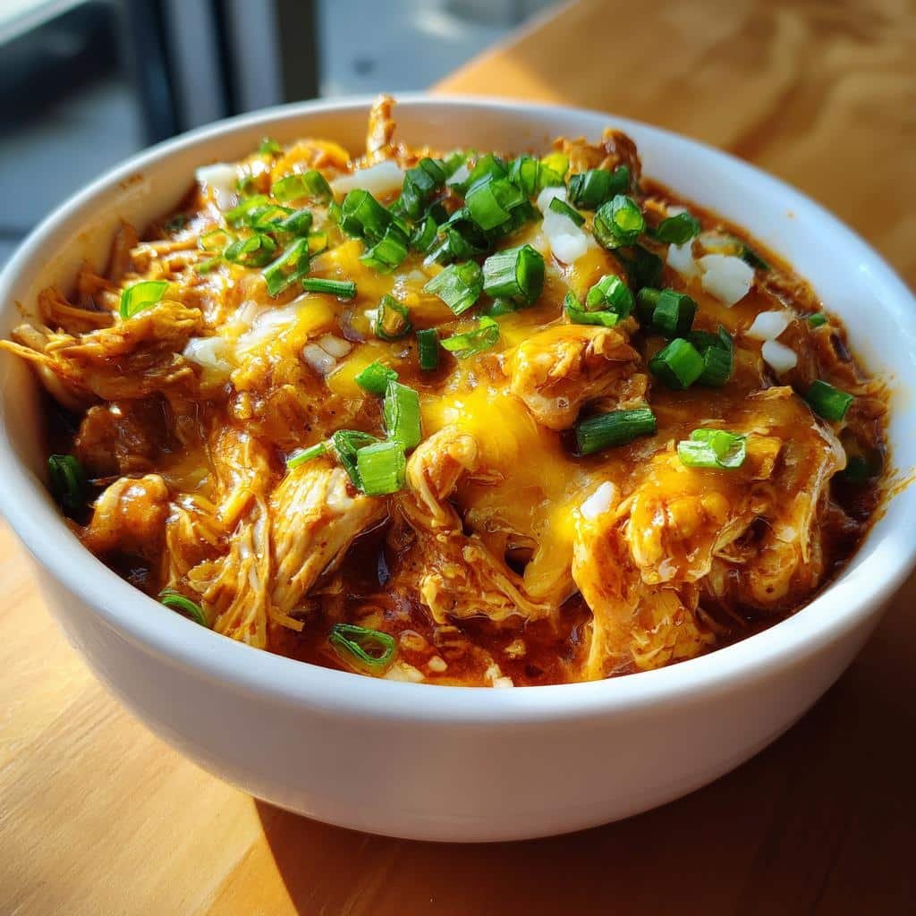 Crockpot Keto Buffalo Chicken Chili