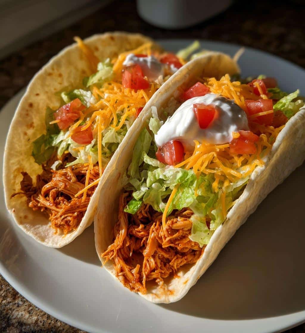 Crockpot Ranch Chicken Taco's - detail 1