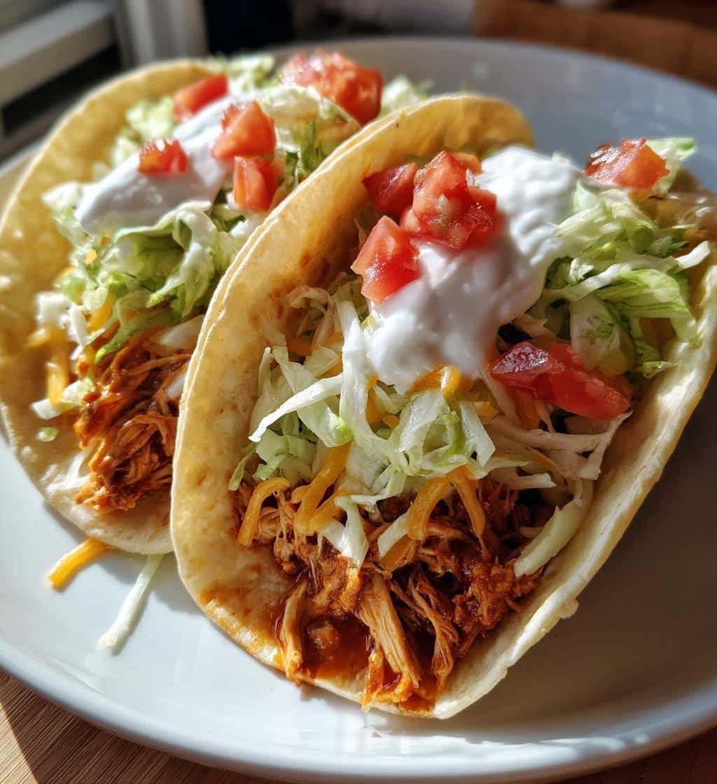 Crockpot Ranch Chicken Taco's