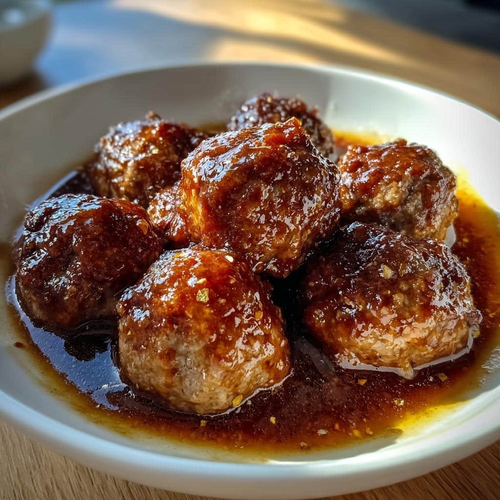 Crockpot Salisbury Meatballs