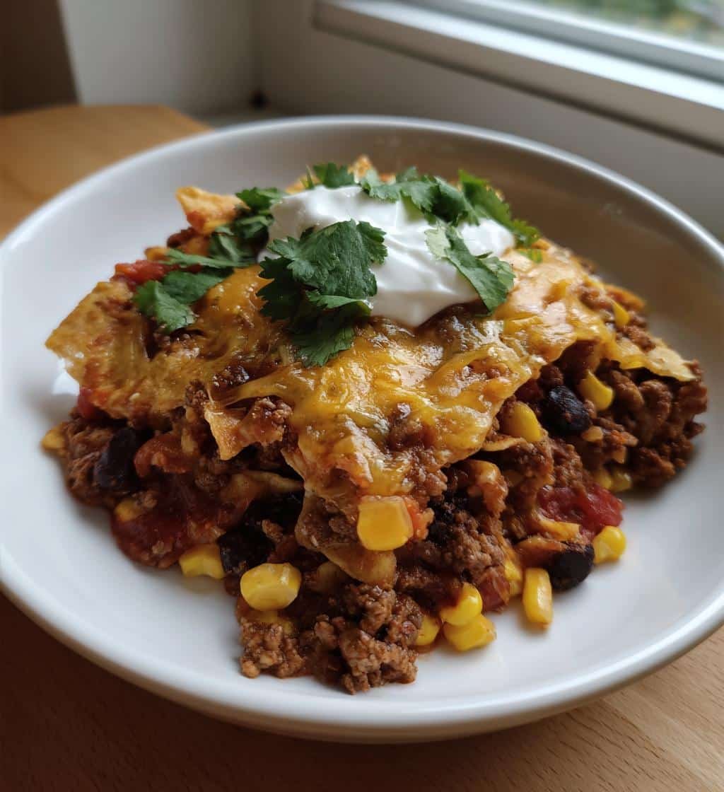 Crockpot Taco Casserole - detail 1