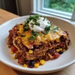 Crockpot Taco Casserole