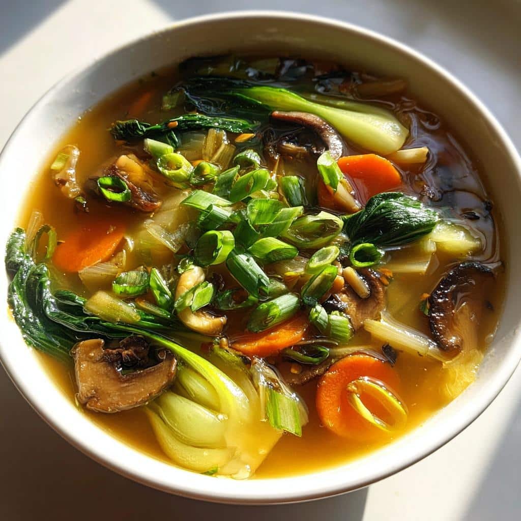 Delicious Chinese Vegetable Soup