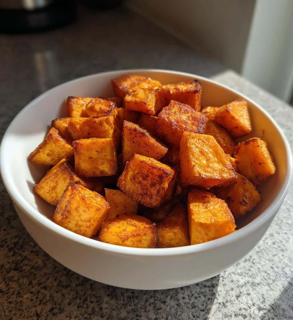 Delicious Healthy Air Fryer Cinnamon Sweet Potatoes - detail 1
