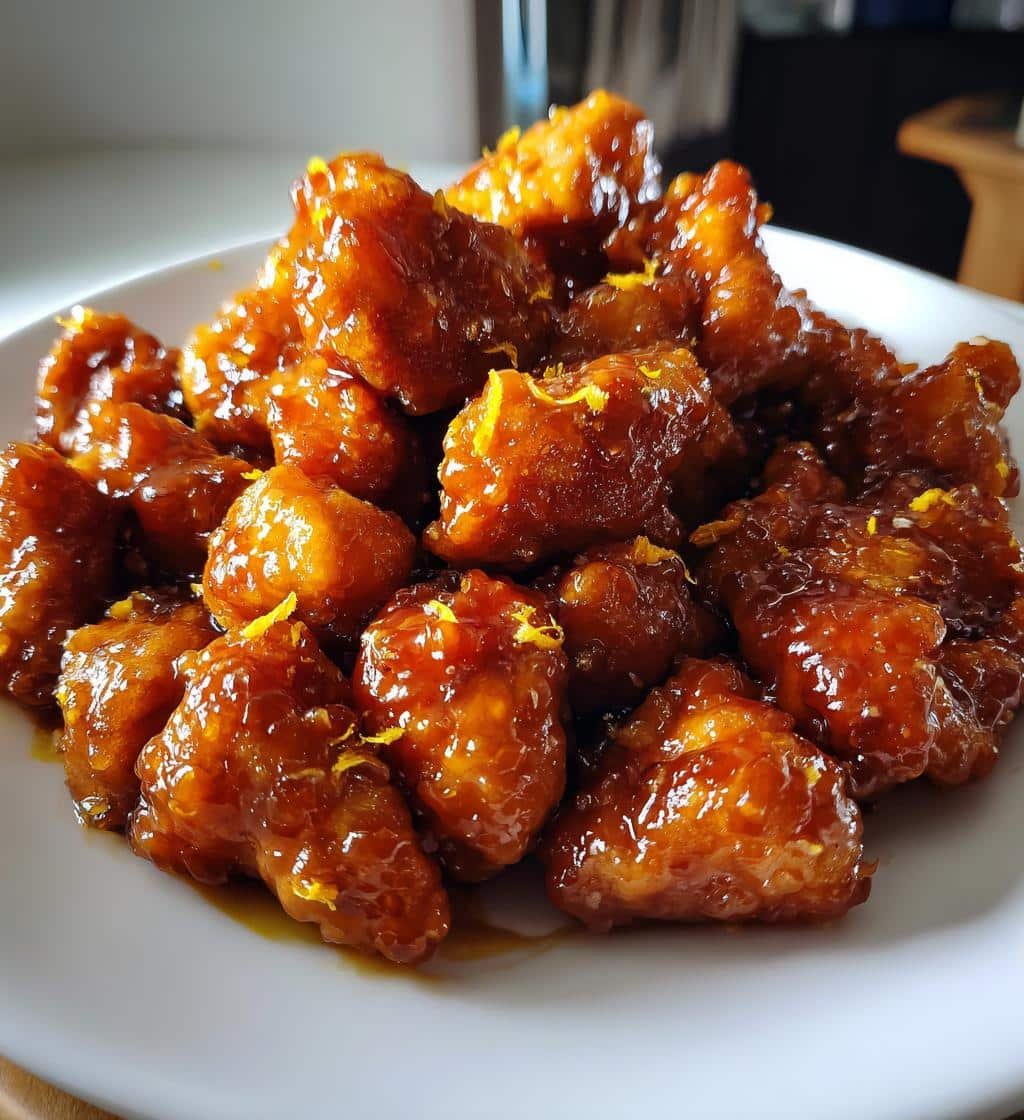 Easy 4-ingredient Orange Chicken