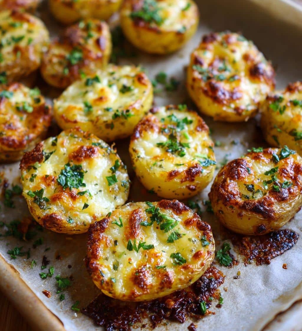 Easy Cheesy Ranch Oven Roasted Potatoes