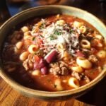 Easy Crockpot Pasta Fagioli