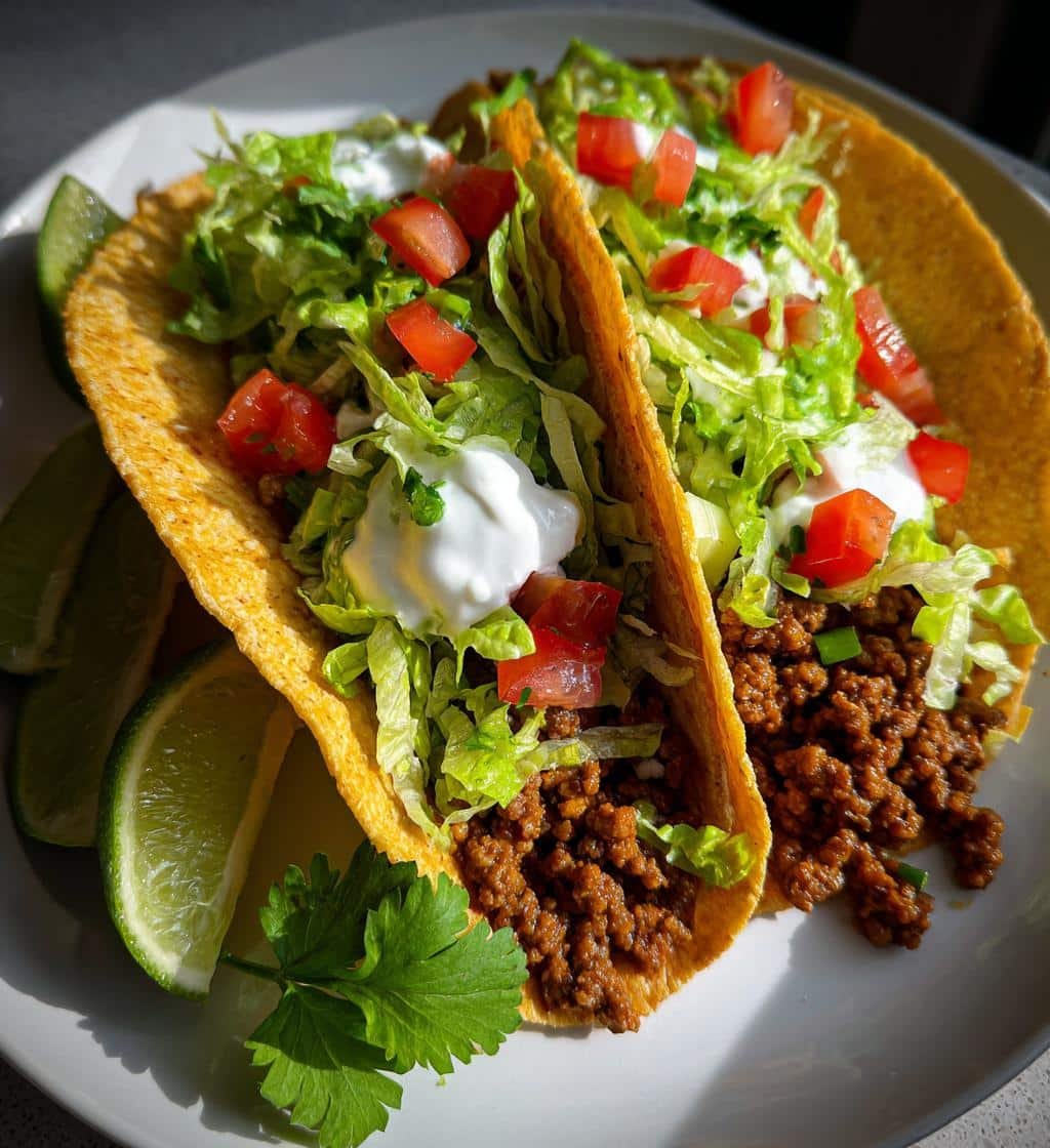 Easy Healthy Caramelized Onion Beef Tacos