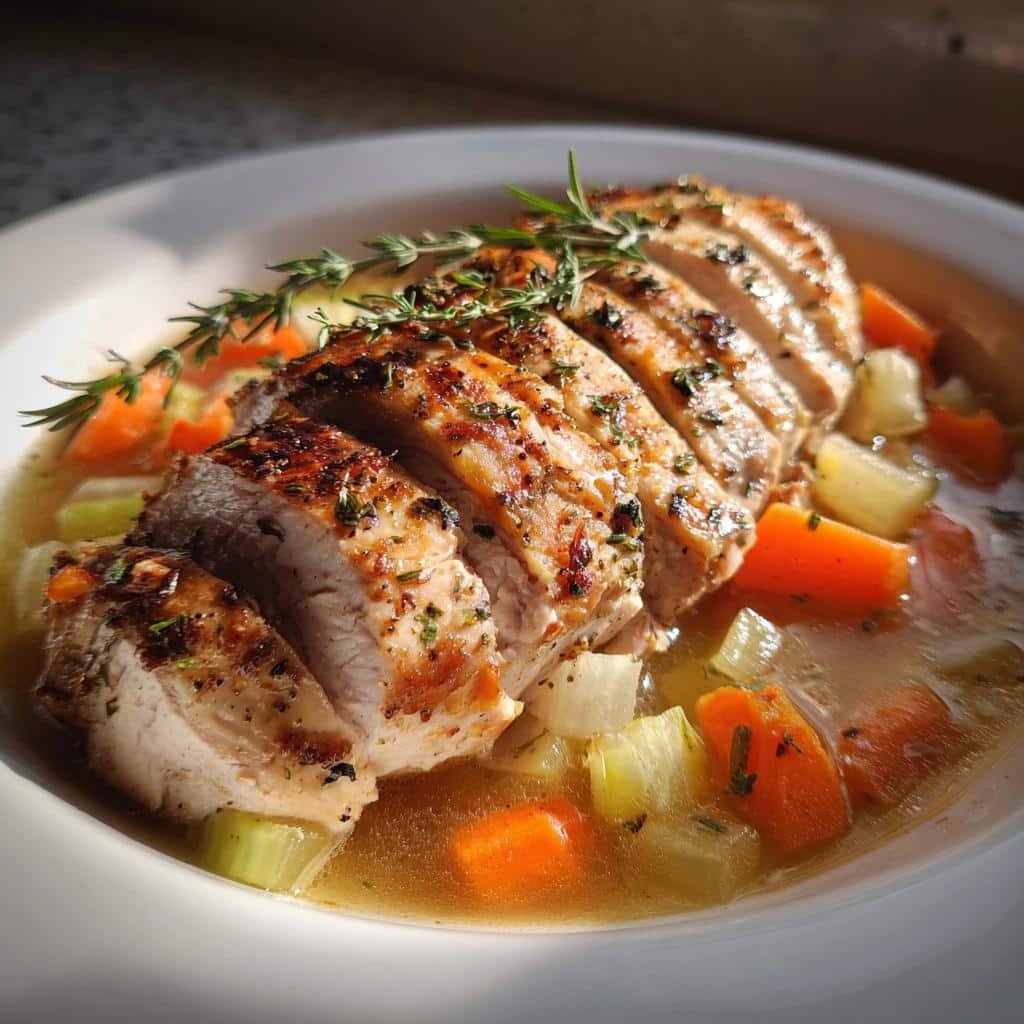 Easy Healthy Crockpot Turkey Dinner - detail 1