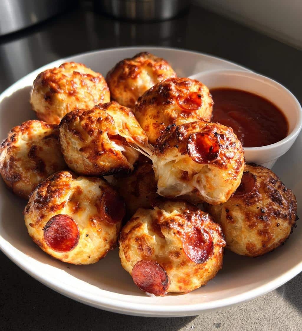 Easy Pepperoni Pizza Bombs